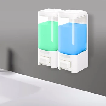 

Leakproof Easy Install Kitchen Sink Toilet Household Interior Home Bathroom Manual Soap Dispenser Visible Office Wall Mounted