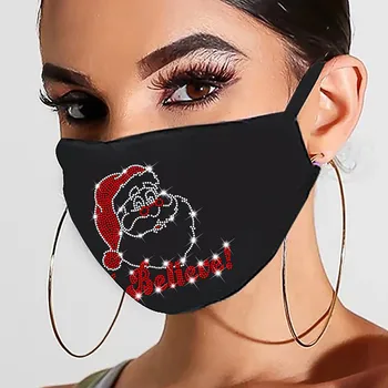 

Christmas Mask D-ustproof Women Face mask Reusable And Washable Outdoor Protection Cotton Mask Drill Breathable Windproof Mask