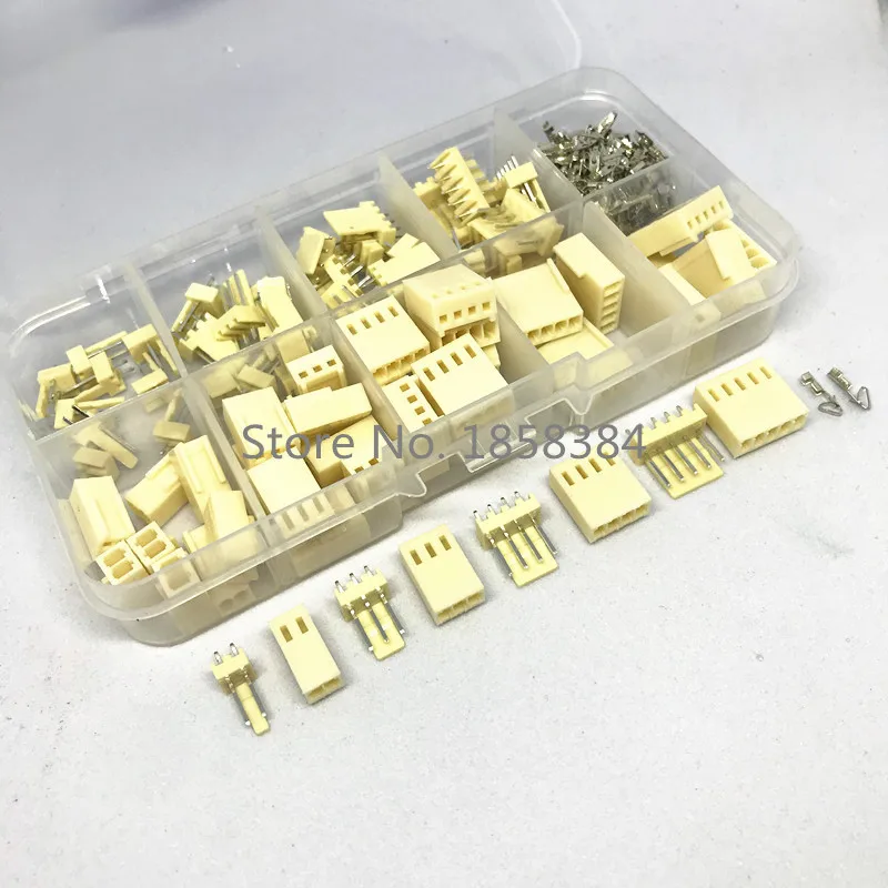 230 шт. (40 пар) KF2510 - 2/3/4/5pin штекер/гнездо соединительная головка комплект клемм |