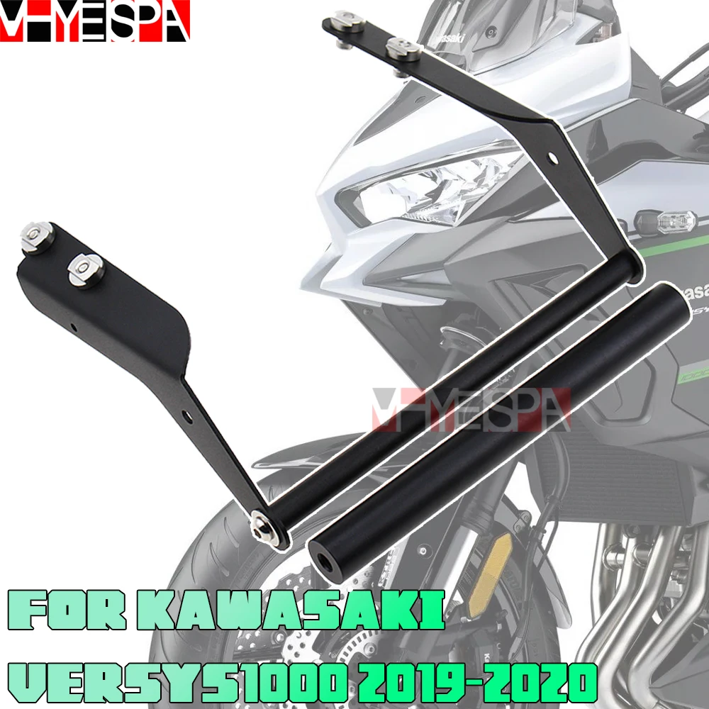 

New Motorcycle Accessories GPS navigation bracket Supporter Holder For Kawasaki Versys 1000 Versys1000 2019 2020