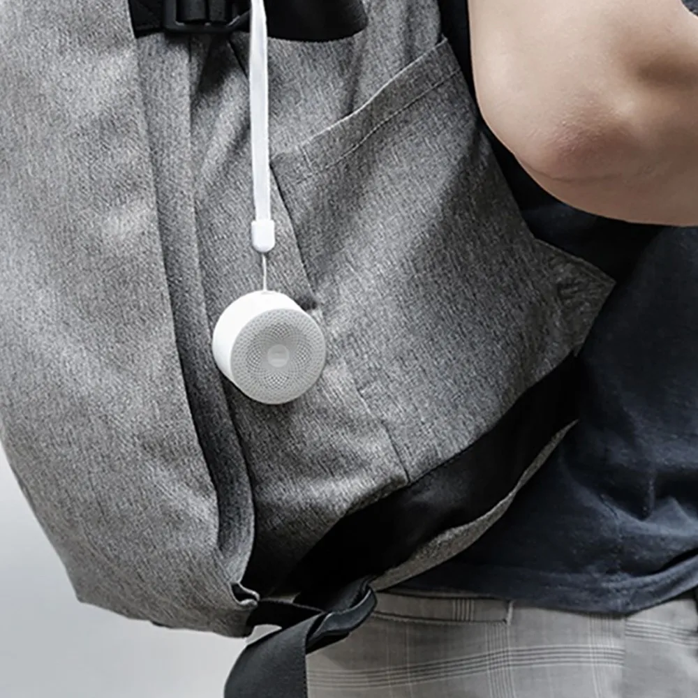 Xiaomi Mini AI Bluetooth портативный беспроводной динамик со шнурком металлическая текстура портативный и алюминиевый сплав динамик