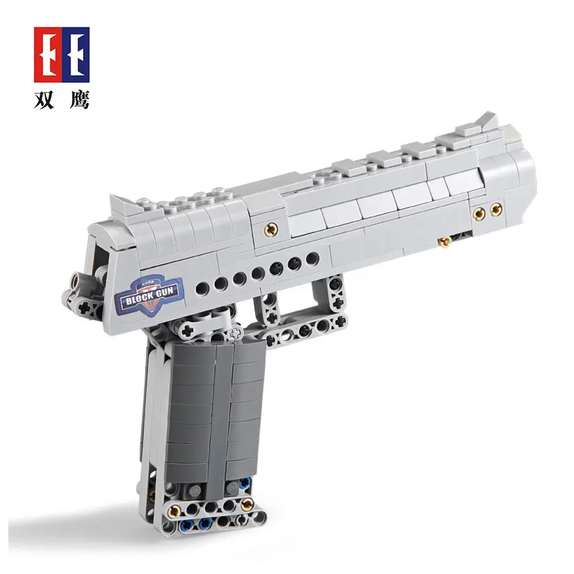 

2019 Magnum Desert Eagle PUBG weapon Assembly pistol Technic Military Model Building Block Bricks compatible DIY toys kids