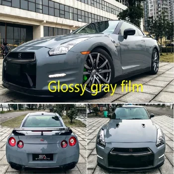 

Gray vinyl film 600mmx1520mm modeling sticker furniture protective film motorcycle surface sticker