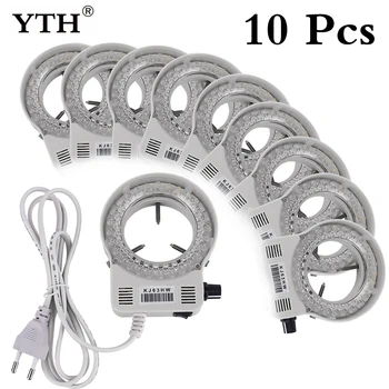 

YTH wholesale 5/10 pieces Adjustable Microscope Ring Light Stereo Microscope illuminator Excellent Industrial camera lightsource