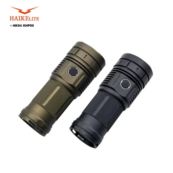 

Haikelite HK04 4 x XHP50.2 13000LM Anduril UI Super Bright Flashlight - Desert 6500K