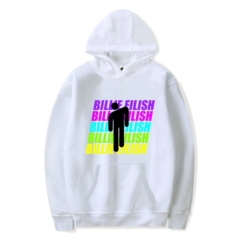 905-ff-1211-1 Billie Eilish толстовки пуловер с принтом для женщин/мужчин Модная Повседневная флисовая рубашка с карманами толстовка с капюшоном модная уличная одежда Лидер продаж - Цвет: 905-ff-1211-1