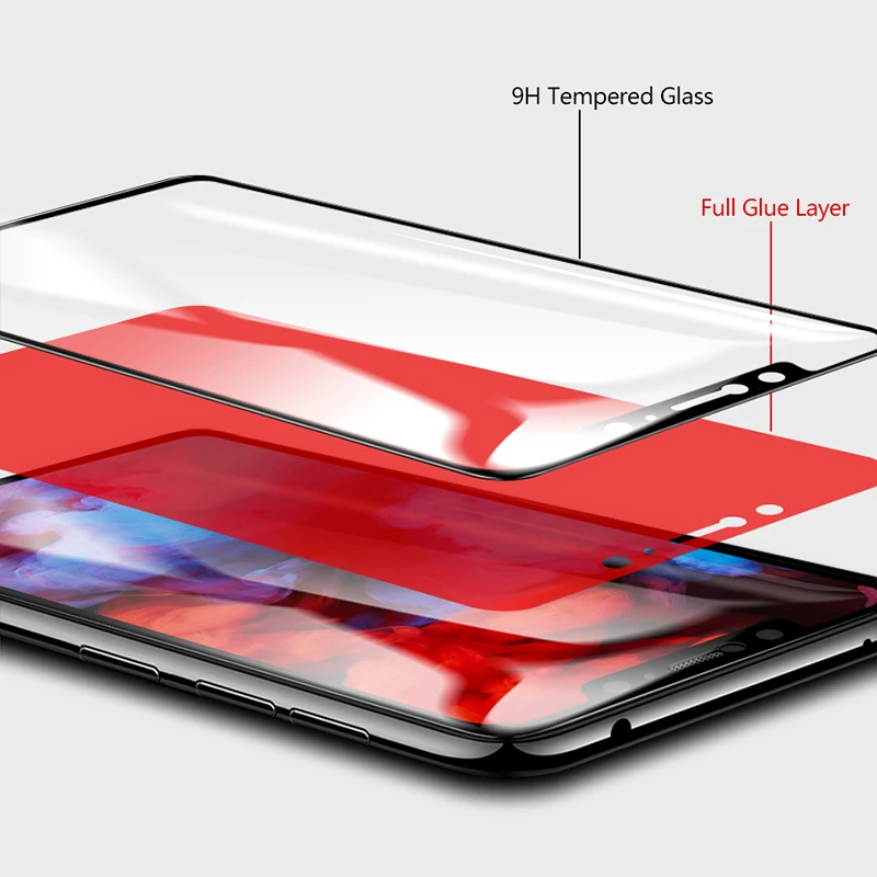CHYI Oneplus 7 стекло протектор экрана Супер стекло олеофобное покрытие 9H закаленное Полное клеевое покрытие для 1+ 6T 6 5T стекло