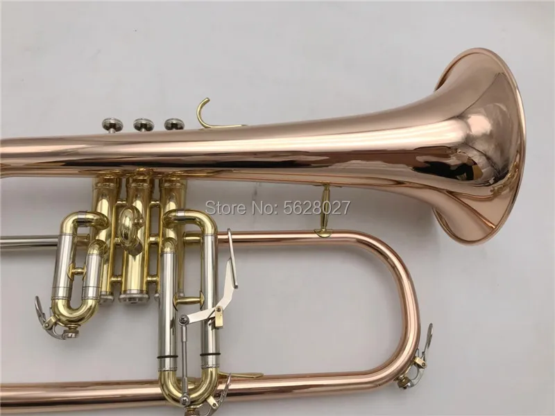 Description Picture 4 of itemNew Bb Flugelhorn Gold Phosphorus & Copper Flugelhorn Musical Instruments with Case Mouthpiece