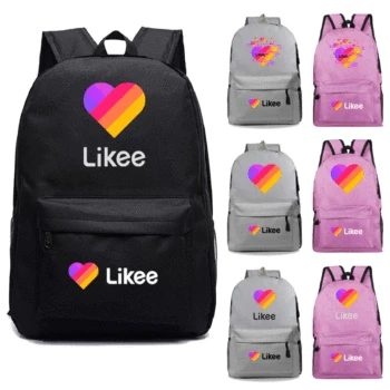 

LIKEE Fashion Backpack School Backpack Girls Boys School Bag Likee Live Travel Backpack Laptop Backpack Daily Backpack