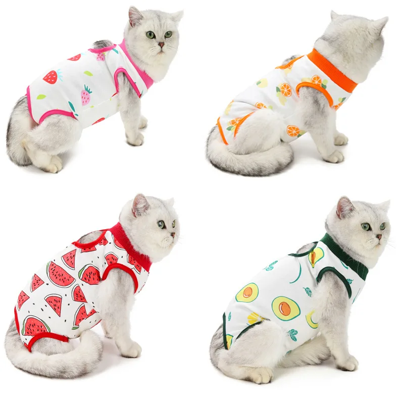 Sqinans Female Cat Surgery Suit Pet Cats Sterilization Clothes Weaning Clothing  Pet Postoperative Vest Anti-Off Anti-bite - Price history & Review, AliExpress Seller - Sqinanshome Store