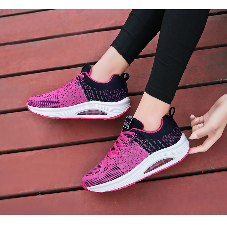 Tenis Mujer Flexible Spring Women Tennis Shoes Zapatos Mujer Breathable Mesh Sneakers Gym Sport Shoes Chaussures Femme