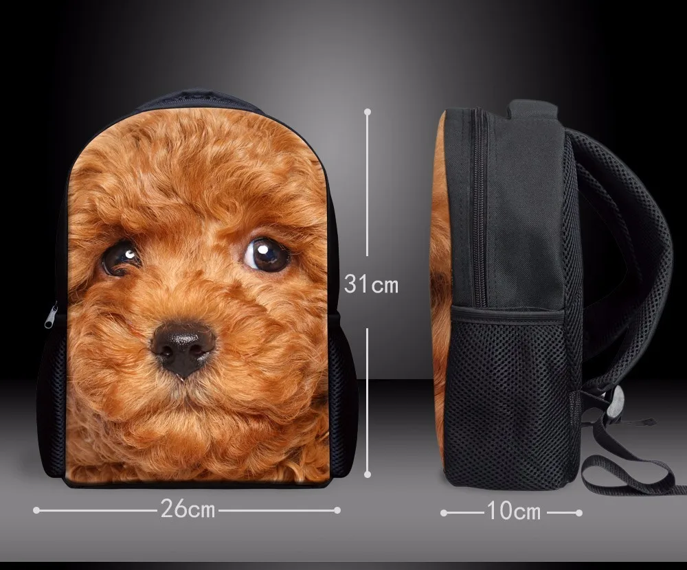 Cutom Cute Cartoon Kawaii Dog Small Children School Bag Kids Schoolbags for Kindergarten Boys Girls School Bags Christmas Gifts