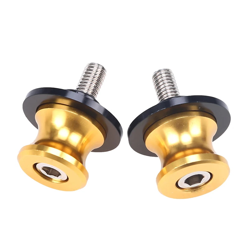 1 пара алюминиевые шпули POSSBAY 8 мм для мотоциклов Honda Suzuki Ducati BMW|stand screw|swingarm spoolsswingarm
