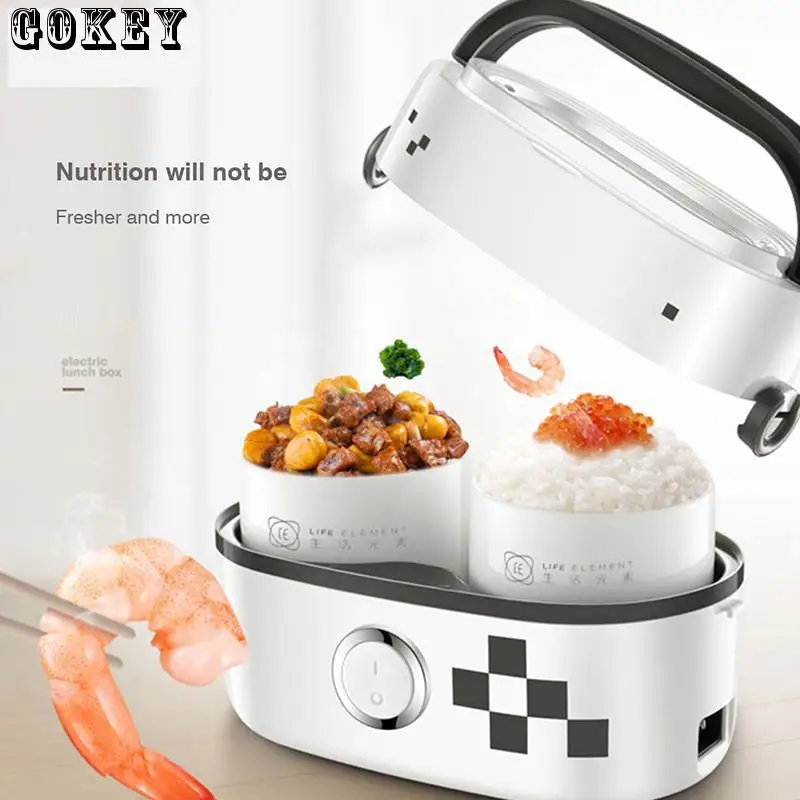 

Multifunction Steam Electric Mini Rice Cooker Double Ceramic Inner Pots Insulation Portable Small Electric Box 220V 1671741