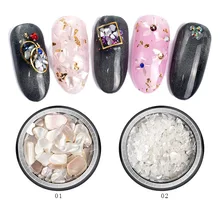 Стиль онлайн знаменитостей Маникюр оболочки фрагмент аксессуары ногтей Наклейка Алмазная голова Белый Ультра-тонкий слишком горячий корпус Abalone