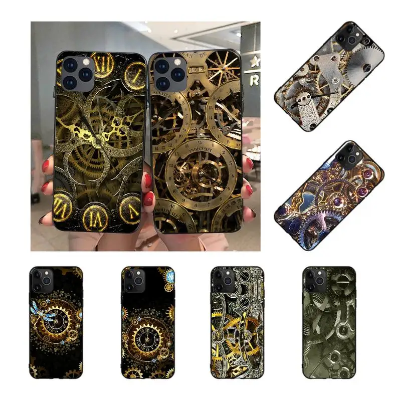 Мягкий силиконовый чехол в стиле стимпанк для iPhone 11 pro XS MAX 8 7 6 6S Plus X 5 SE XR |