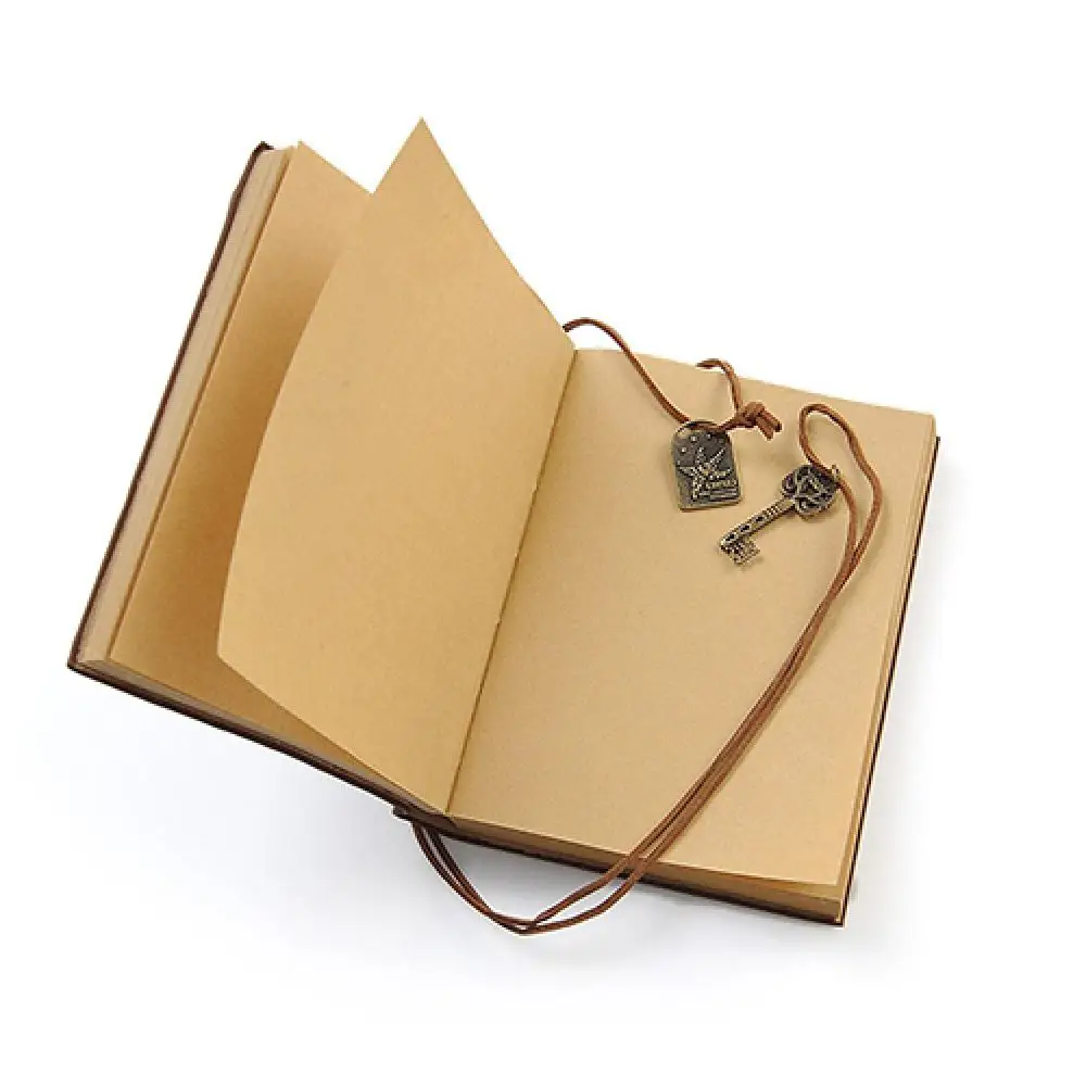 Papier pakowy Vintage notatnik cewka spiralna codziennie ręcznie robiony dziennik Memo Graffiti pusty szkicownik notatnik Planner Organizer Book