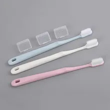 3 шт./компл.! антибактериальные сексуальные женские красочные Ванная комната ручной Зубная щётка здоровый ультра мягкие Нескользящие, что обеспечивает глубокое очищение кожи эргономичный Уход за полостью рта