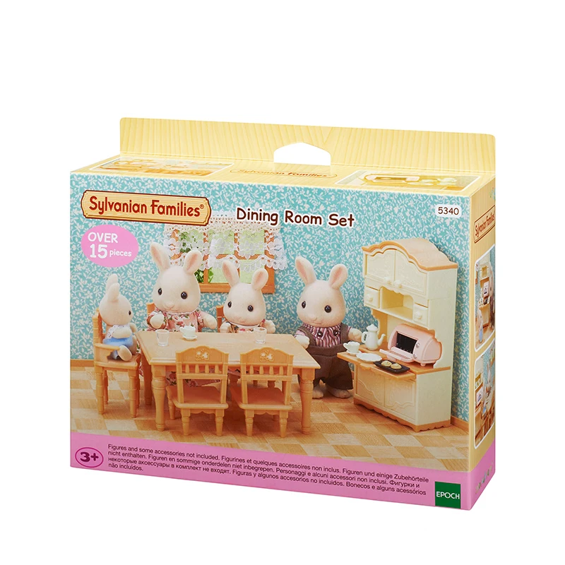 S01 Sylvanian Families кукольный домик мебель аксессуары столовая набор без фигурок 5340