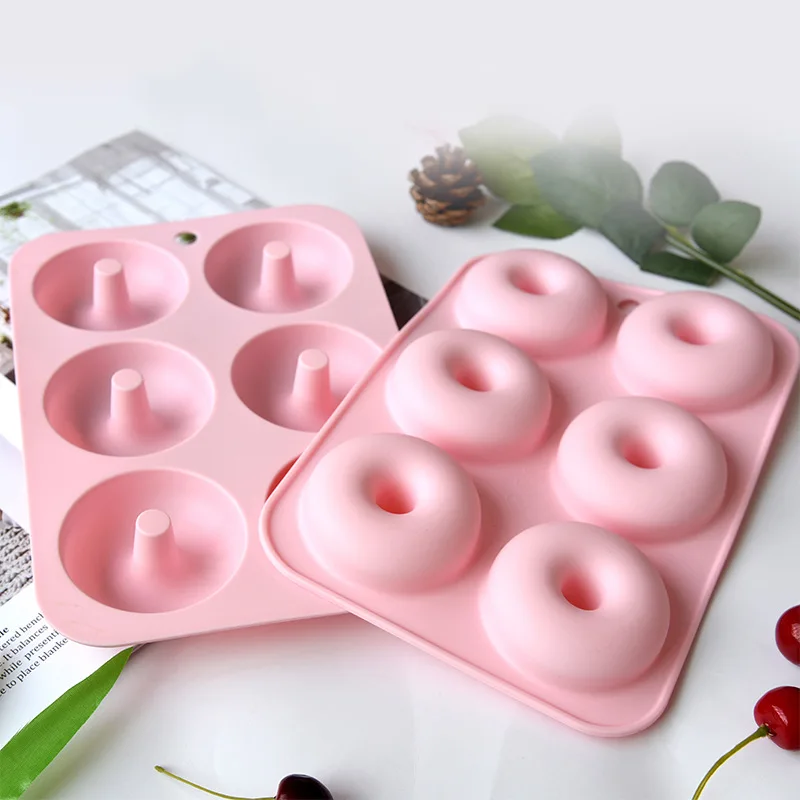 

Non-Stick Cake Dessert Silicone Mold Cake Tool Doughnut Molds Baking Tools Baking Tools for Cakes K1194 E