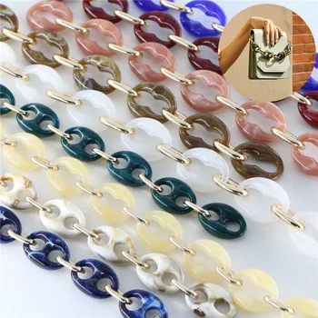 

0.4 Meter a Chains Strands Linked Chains Necklace Bag Chains Women DIY Accessories Glasses Chain Components Parts N823