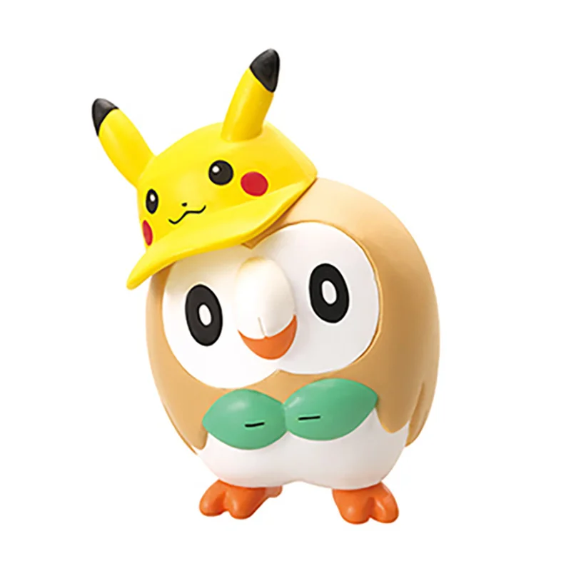 6 шт./компл. веер косплея Пикачу Eevee Kong Idiot Psyduck коллекция украшение фигурка капсула
