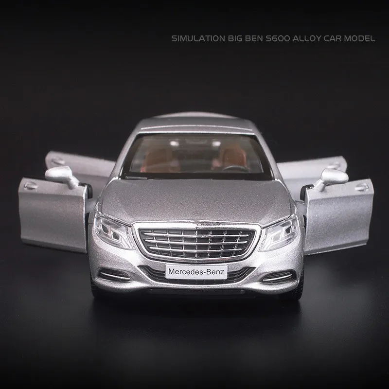 1/32 Maybach S600 Diecast Metal Car Models High Simulation Vehicle Toy With Light Music 6 Doors Can Be Opened Gifts For Children 1/32 Maybach S600 Diecast Metal Car Models High Simulation Vehicle Toy With Light Music 6 Doors Can Be Opened Gifts For Children
