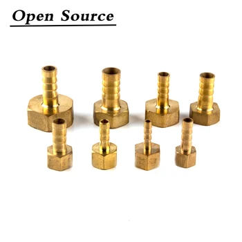 

Pneumatic Pagoda Connector 4 6 8 10 12 14 16 19 25mm Hose Barb Connector Female Thread 1/8 1/4 3/8 1/2 Brass Pipe Fittings