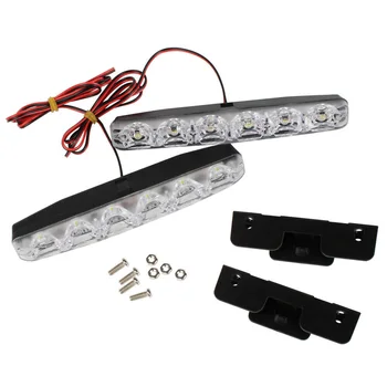

Anti-collision Fog light Replacement DRL Lamp 1 Pair 12V Car Universal