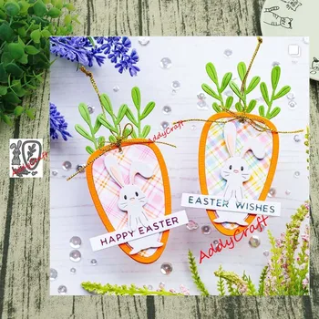 

Metal cutting dies Rabbit and carrot cut die mold decoration Scrapbook paper craft knife mould blade punch stencils die