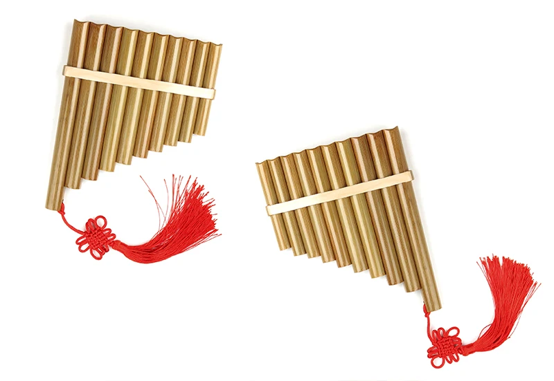 Китайский традиционный музыкальный инструмент 10 труб флейта Пана C Ключ высокого качества Pan трубы Деревянный духовой инструмент бамбуковая флейта Пана
