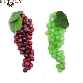 

85 Heads Artificial Grapes DIY Artificial Fruits Plastic Fake Fruit for Home Garden Decoration Christmas Wedding Party Supplies