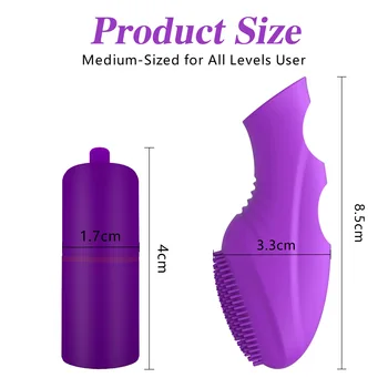 Finger Sleeve Vibrator Sex Toy G-spot Massage Clit Vibrating Buckle for Couple Vibrator Female Masturbation AV Stick Adult Goods 4