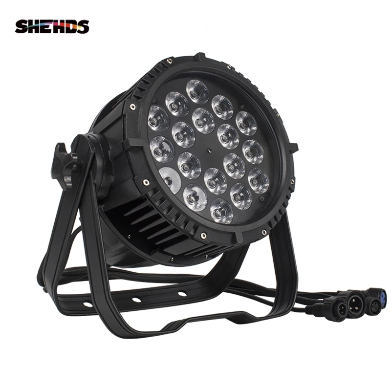 SHEHDS алюминиевый сплав водонепроницаемый светодиодный Большой Par 18x12 Вт/18 Вт RGBW (A +