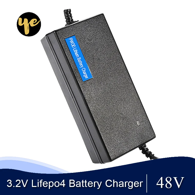 48V 2A LiFePO4 Battery Charger Adapter Output 54.8V 58.4V 100-240V AC DC Port Used for Electric Bike | Электроника