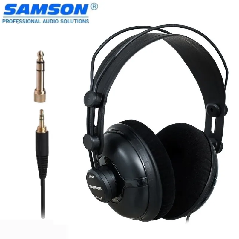SAMSON SR950 professional studio reference monitor headphones dynamic headset closed ear design wired headphones