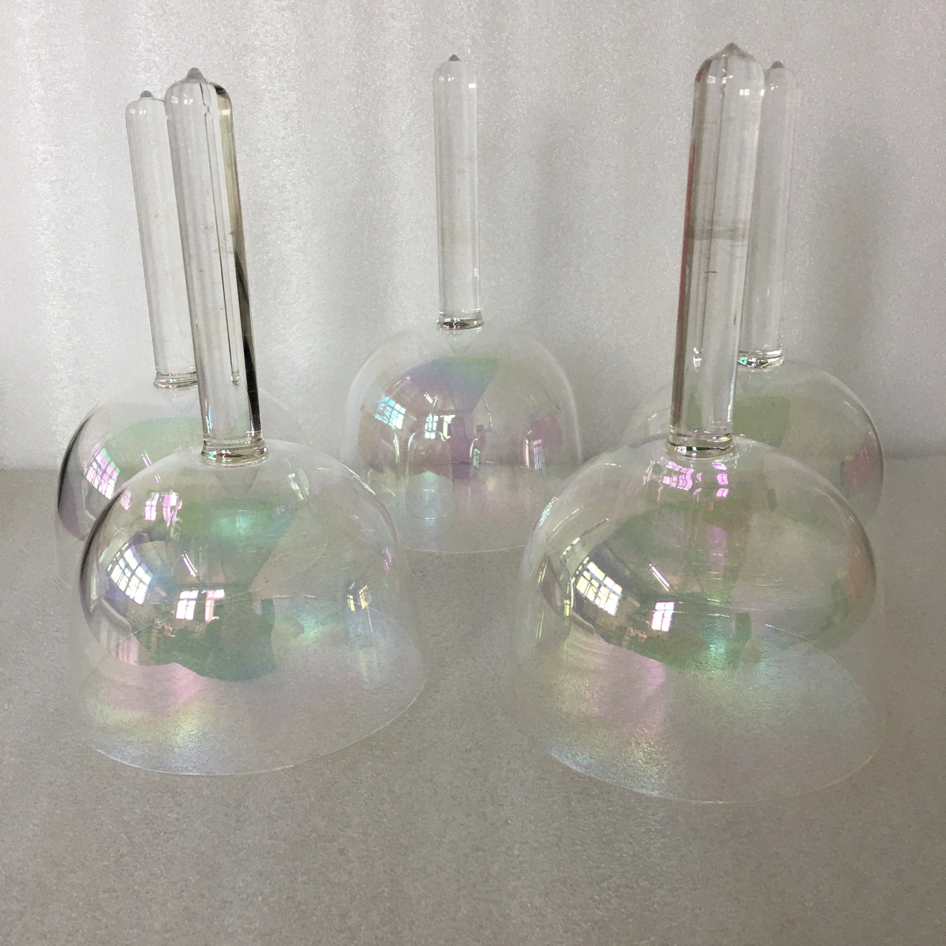 

Чаша с поющей ручкой Magic color, 4 октавы "C" note, идеальный шаг, корневая чакра, 5 шт. в комплекте, 432 Гц