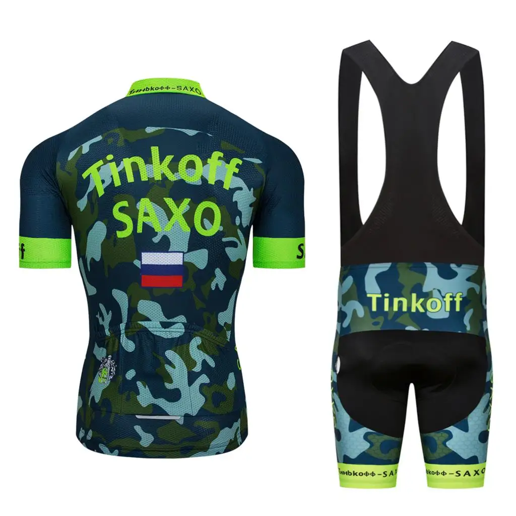 Tinkoff Pro Камуфляжный комплект спортивной одежды для велоспорта, одежда для велоспорта
