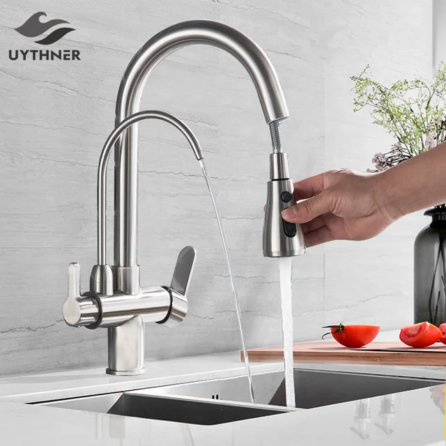 SJIUH Bathroom Faucet,Filter Kitchen Faucets 360 Rotation with Water Purification Features Mixer Tap Crane Deck Mounted Mixer Tap for Kitchen,Black,China SJIUH Bathroom Faucet,Filter Kitchen Faucets 360 Rotation with Water Purification Features Mixer Tap Crane Deck Mounted Mixer Tap for Kitchen,Black,China