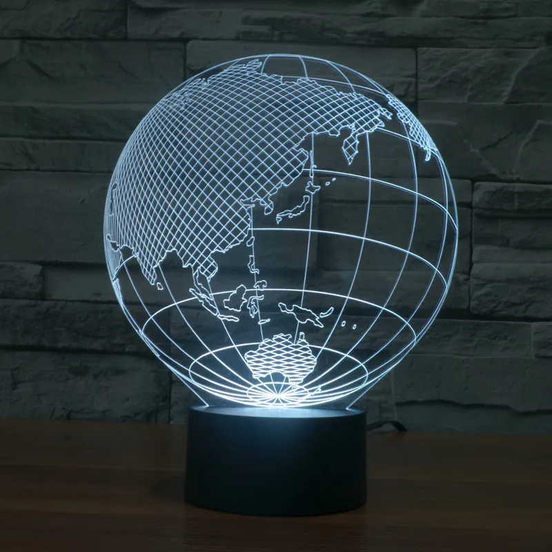 

3D lamp colorful touch LED visual lamp gift atmosphere lamp