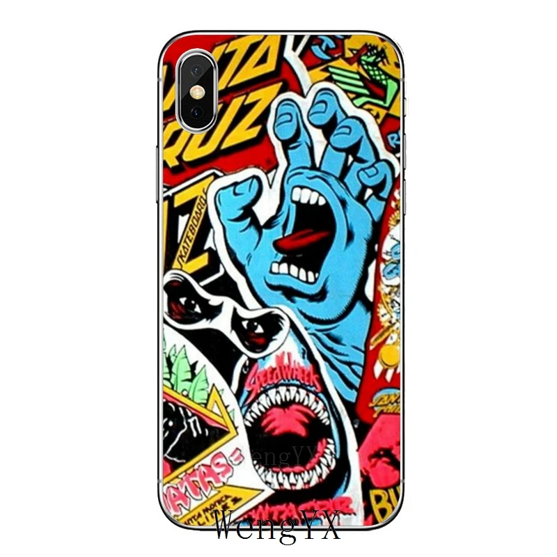 Art Santa Cruz скейтборды для iPhone 11 pro XR X XS Max 8 7 6s plus SE 5s 5c iPod Touch 5 6 Чехол - Цвет: art-Santa-Cruz-A-07