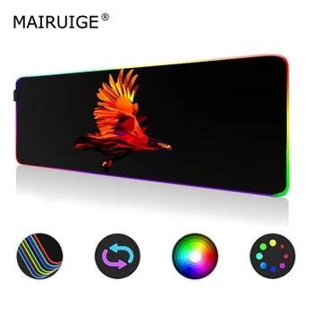 

Anime RGB Large Mouse Pad LED XXL Glow Color Light Gaming MousePad Desk Mat with Backlight 90x40cm Keyboard Pad