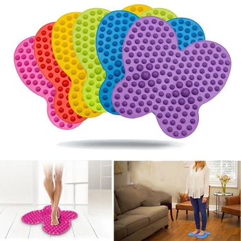 

Reflexology Foot Acupressure Massage Mat Pain Relief Feet Walk Massager Walk Foot Massager