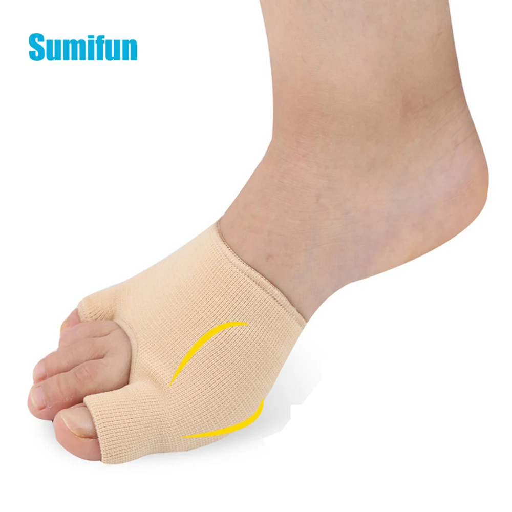

2pcs Silicone Foot Big Toe Separator Hallux Valgus Bone Thumb Orthotics Braces To Correct Pedicure Tools Foot Care Z28801