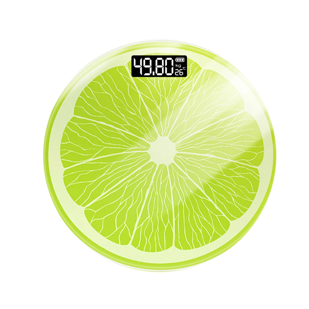 Автоматический мониторинг здоровья вес тела весы Цифровой Фитнес электронный прочный в форме лимона Высокоточный безопасный usb зарядка