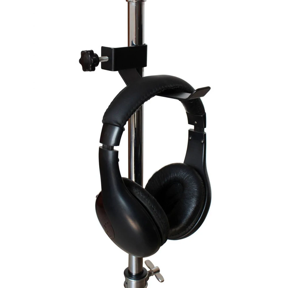 

Vococal Metal Headset Stand Headphone Holder Universal Portable Earphone Bracket Desk Hanger Tambourine Clip with Locking Knob