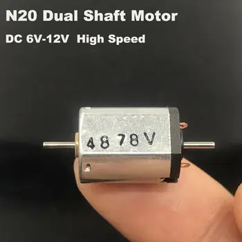 

Mini N20 DC Motor 9V 6V-12V High Speed Micro Motor Engine 1mm Dual Shaft DIY Slot Car