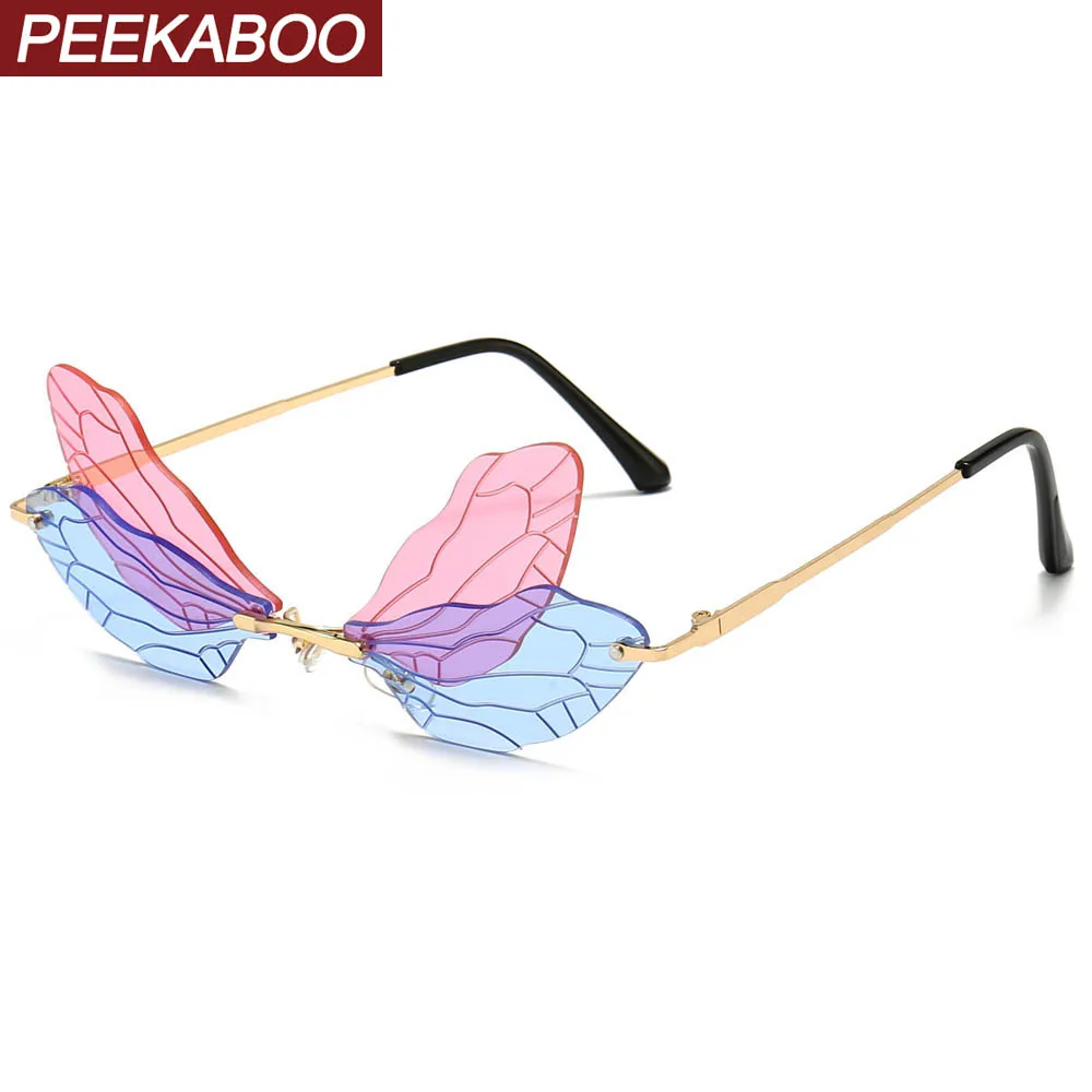Женские Винтажные Солнцезащитные очки кошачий глаз Peekaboo конфетных цветов со