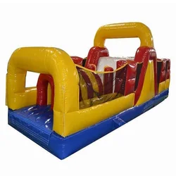 PVC Inflatable Interactive Obstacle Course Sports Game For Children Inflatable Combo With Free Blower