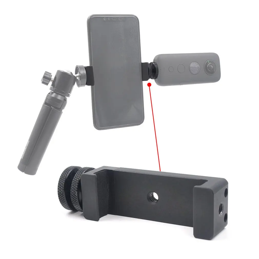 

Startrc Insta360 One & Evo Universal Durable 1/4 Hot Shoe Double Aluminum Alloy Clip Mobile Phone For Insta360